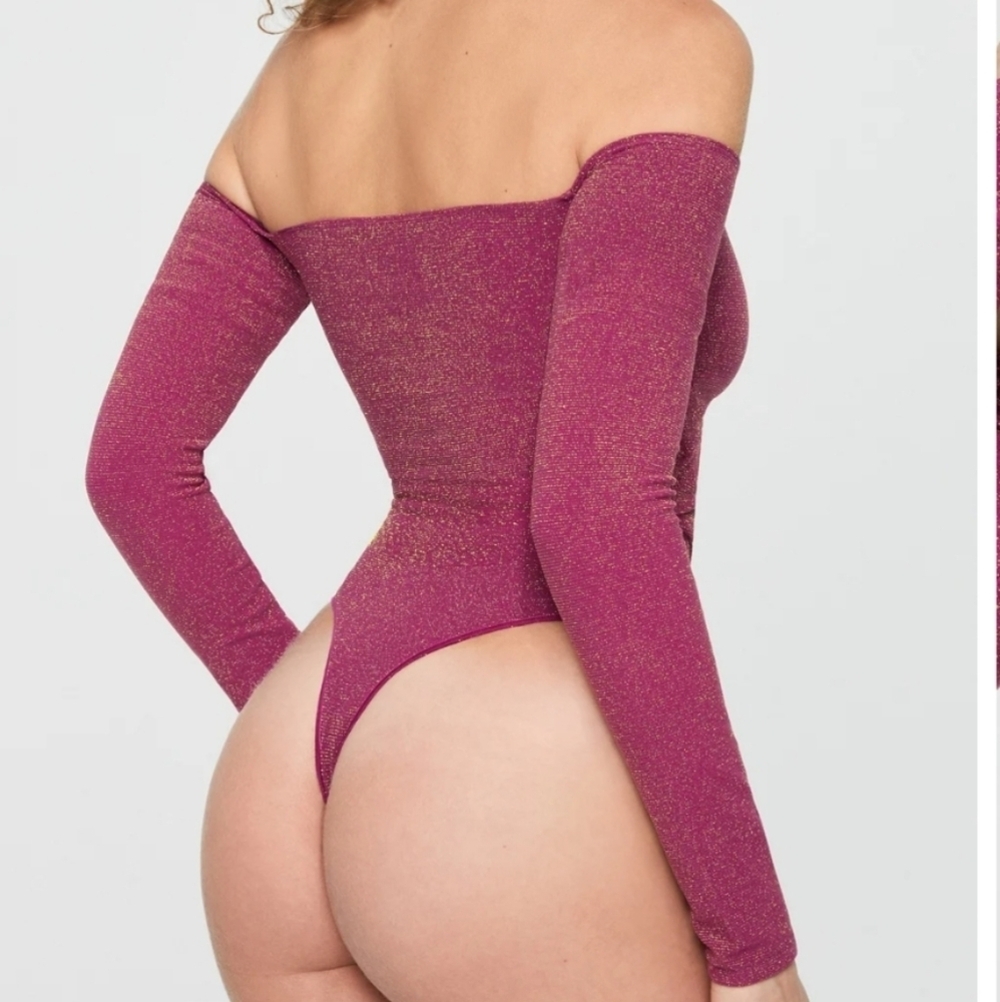 NWT Yitti nearly naked shaping luxe leggings & off the shoulder bodysuit - Picture 7 of 9
